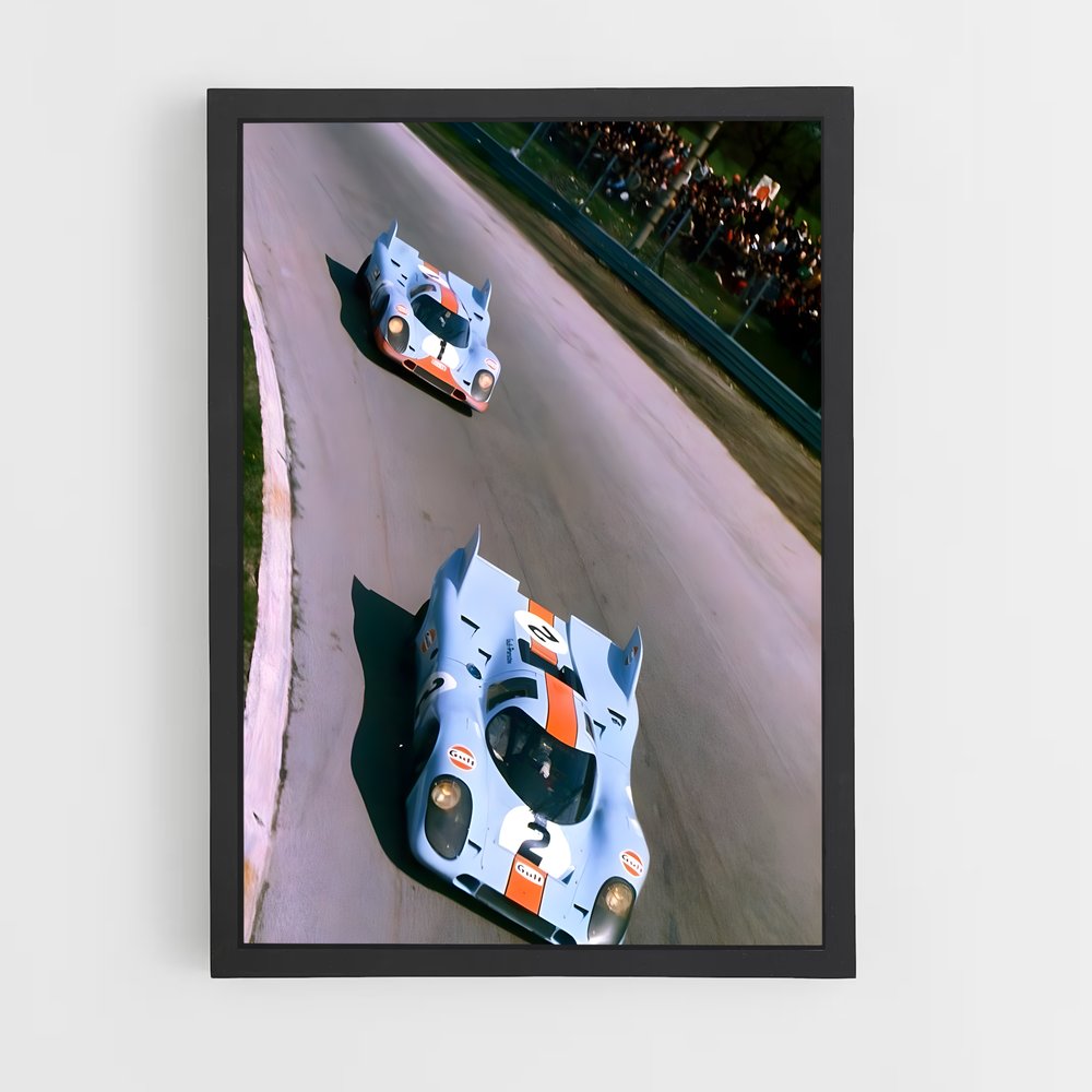 Poster magnifique golfe – affiche Porsche (vue 2)